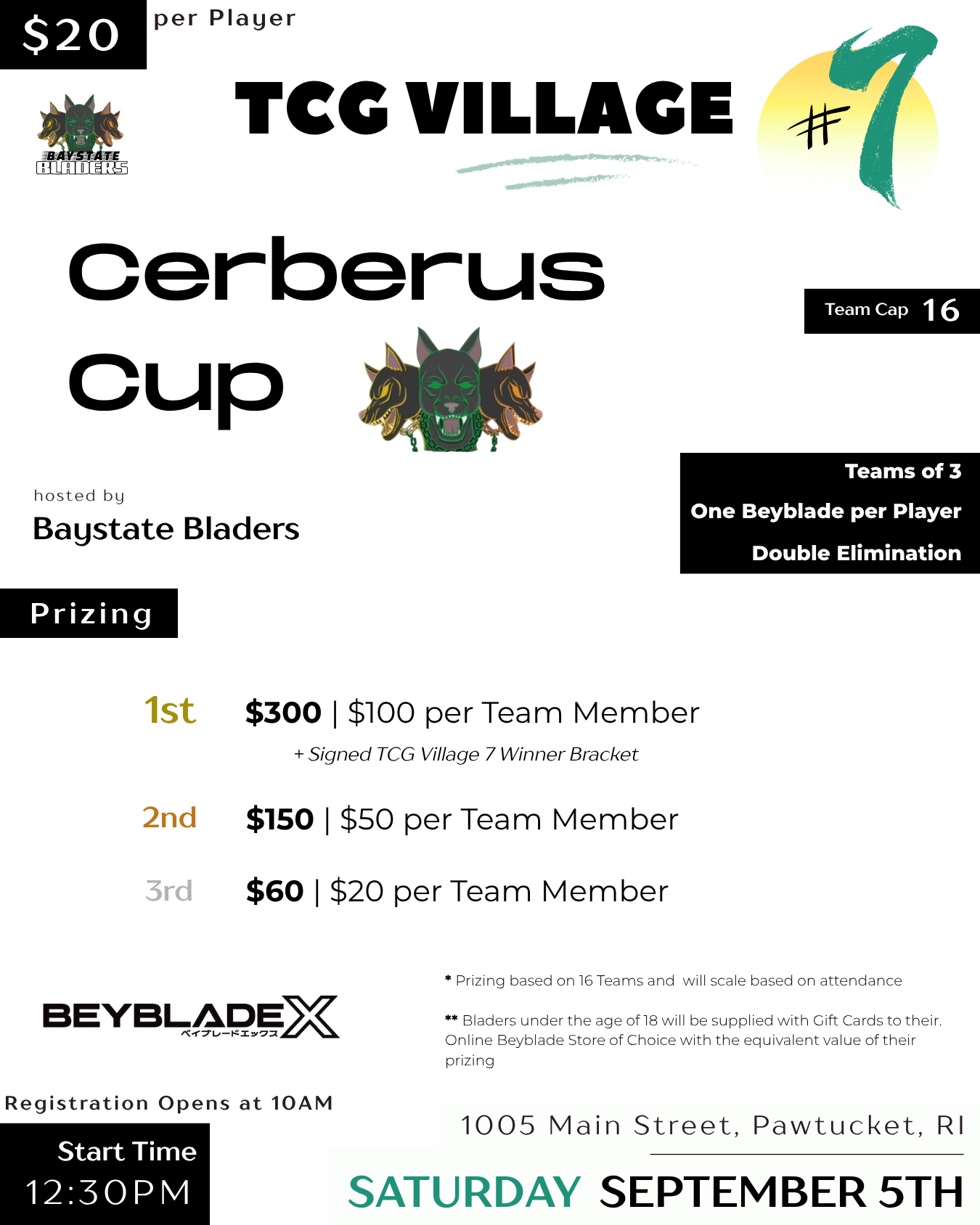 TCGv7 : Beyblade X : Cerberus Cup : Team Tournament