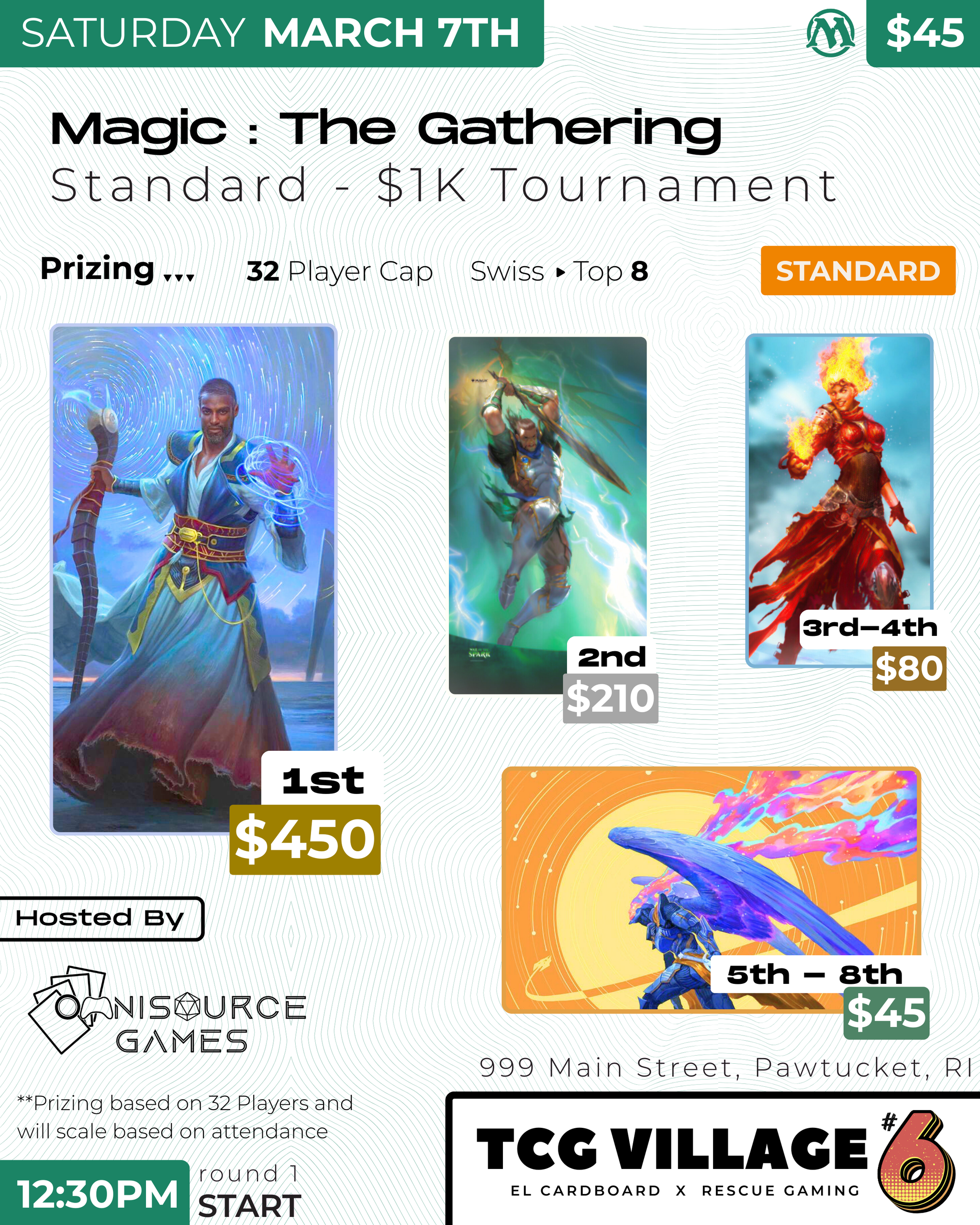 TCGv6 : Magic: The Gathering : Standard - $1k Tournament