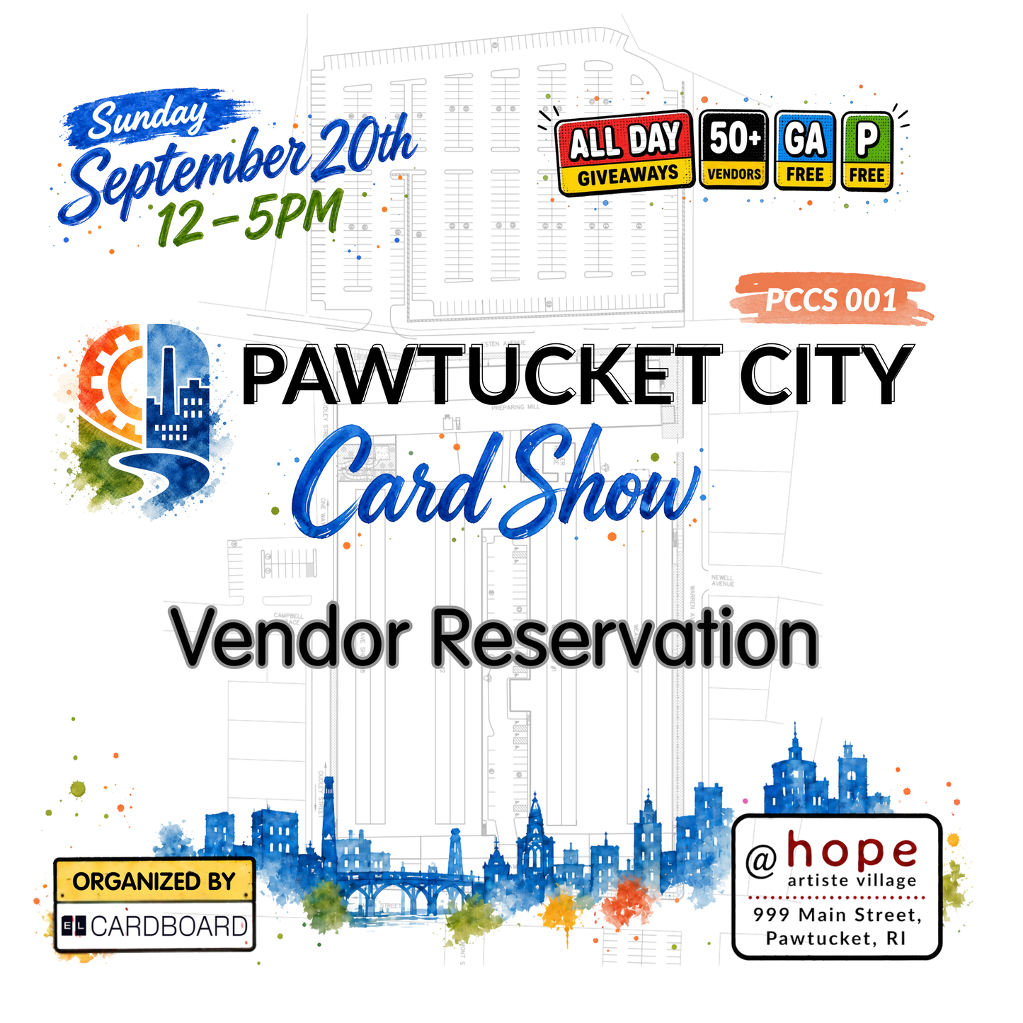 Pawtucket City Card Show - Vendor Reservation