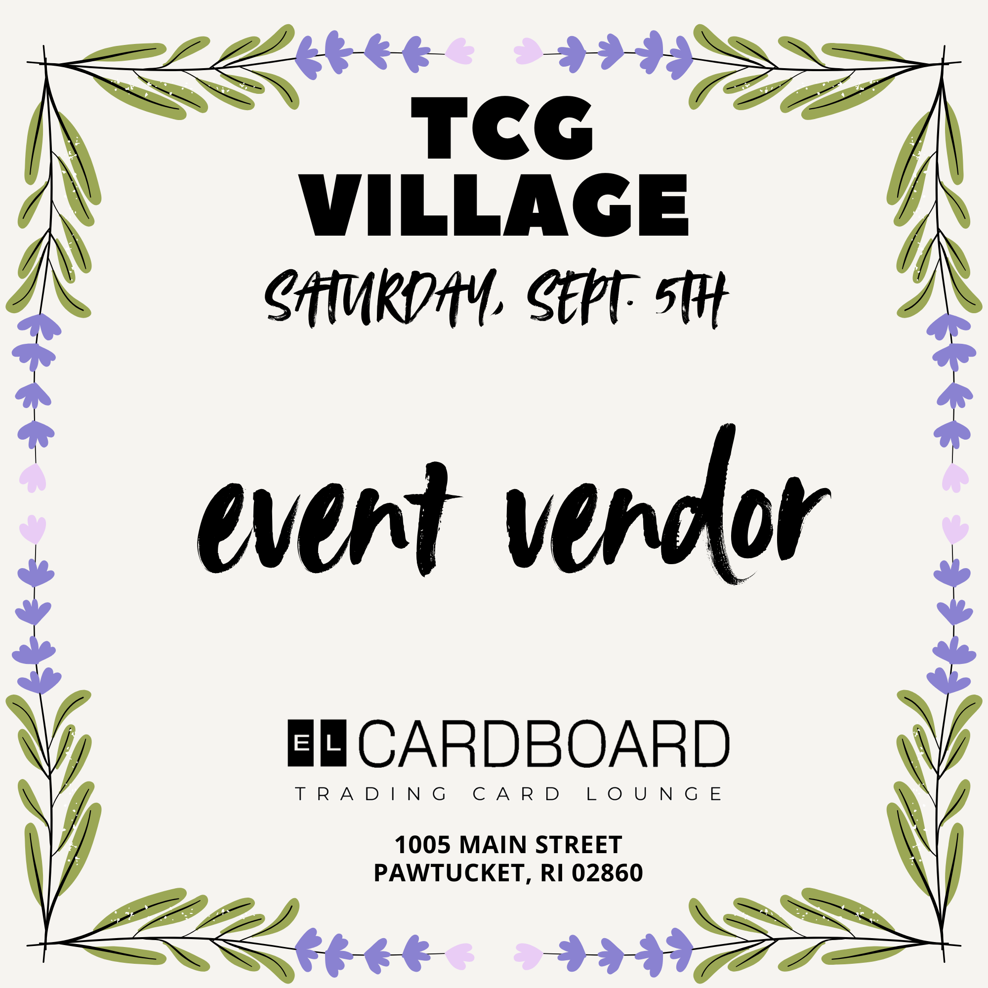 7th TCG Village - Event Vendor - September 7th, 2026