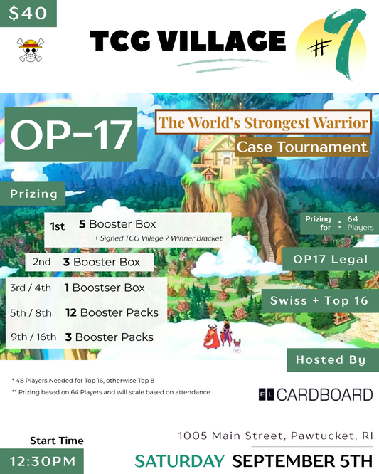 TCGv7 : One Piece : OP-17 Case Tournament