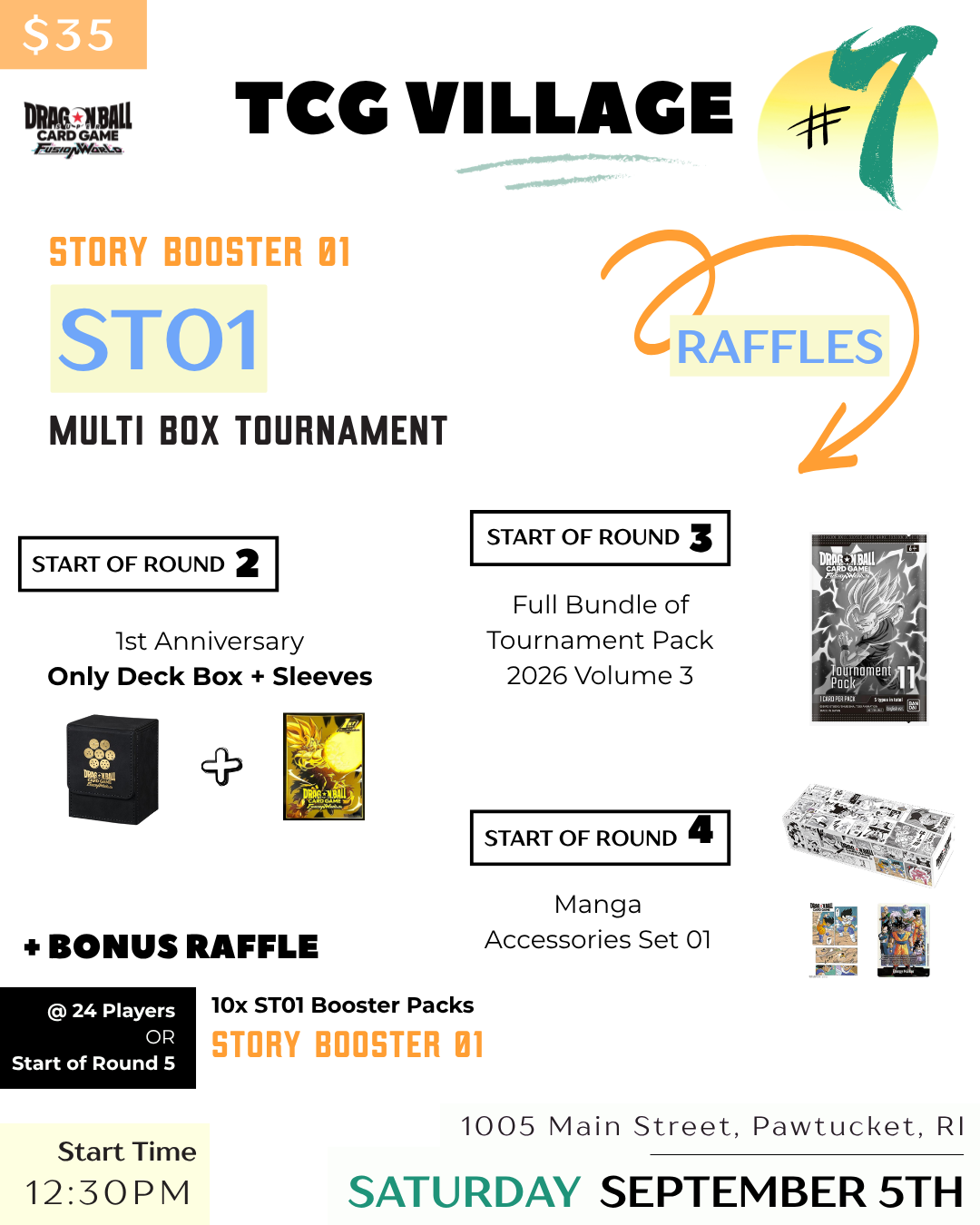TCGv7 : Fusion World : ST-01 Multi Box Tournament