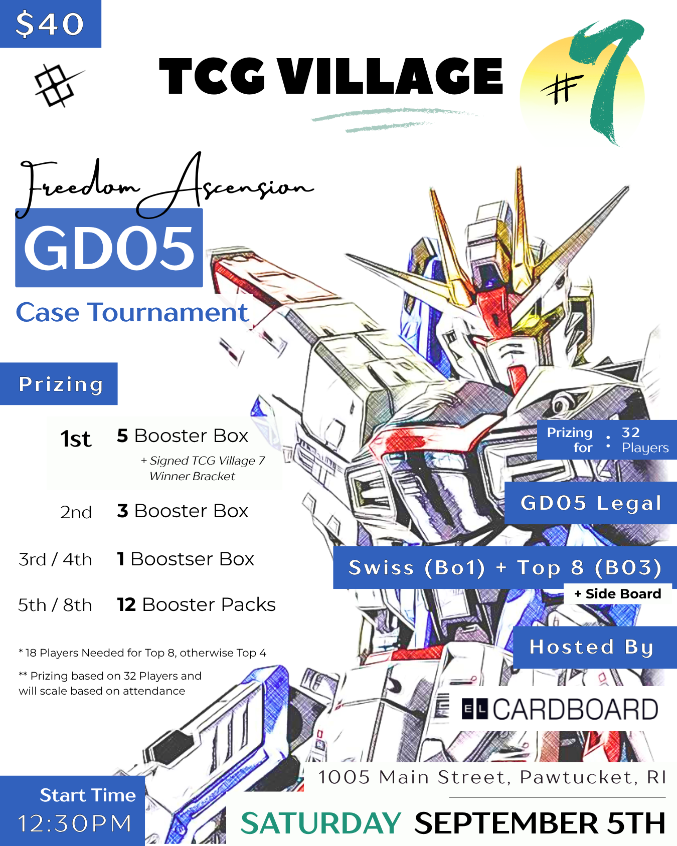 TCGv7 : Gundam : GD-05 Case Tournament
