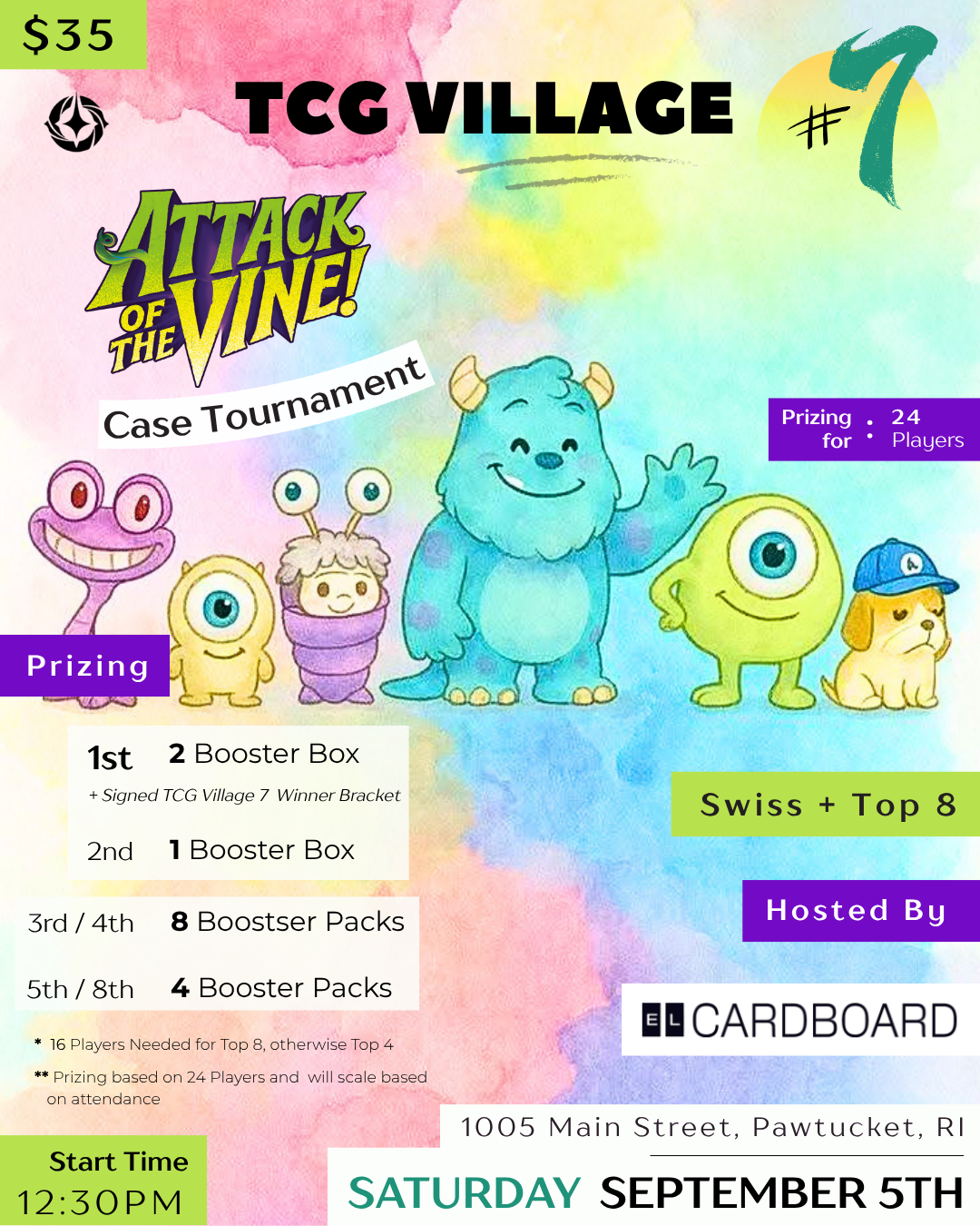TCGv7 : Lorcana : Attack of the Vine!! Case Tournament
